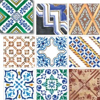 MONTMARTRE 22,3x22,3 (15 Видов Рисунка) матовая