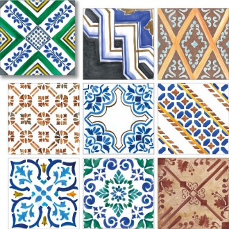 MONTMARTRE 22,3x22,3 (15 Видов Рисунка) матовая