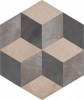 Керамогранит Mix Decori Esagono Vers. F 25х21,6