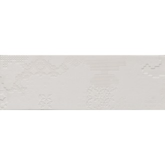 PATCHWORK RELIEF BIANCO 18X54