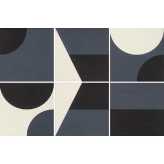 Керамогранит PUZZLE COMB GRAPHIC ANGLESEY 25X25