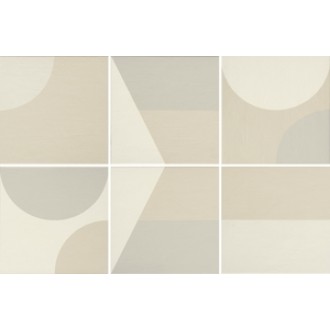 Керамогранит PUZZLE COMB GRAPHIC FAROE 25X25