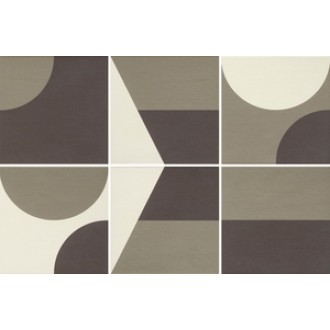 Керамогранит PUZZLE COMB GRAPHIC GOTLAND 25X25