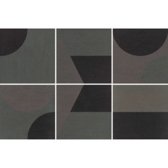 Керамогранит PUZZLE COMB GRAPHIC SKYE 25X25