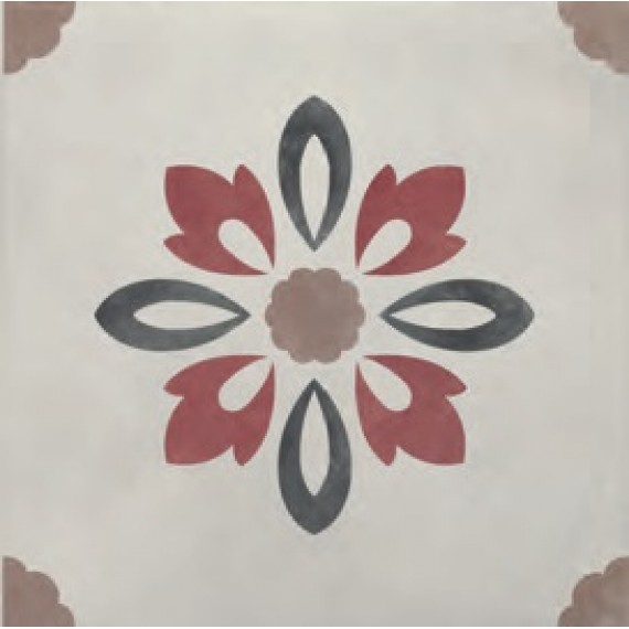 Керамогранит RIVALTA INSERTO FIORE GRIGIO 60.8x60.8