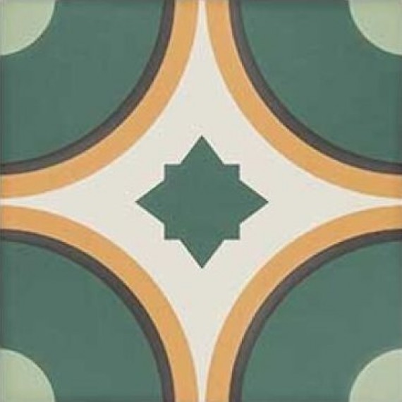 DNA Tiles 125631 SYNC CIRCLE GREEN 15x15