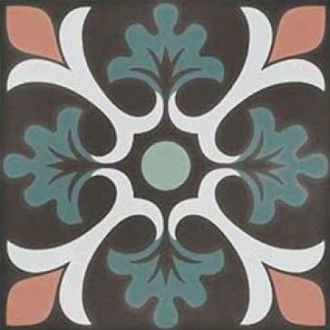 DNA Tiles 125638 SYNC CLOVER BLUE 15x15