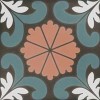 DNA Tiles 125634 SYNC FLOWER BLUE 15x15