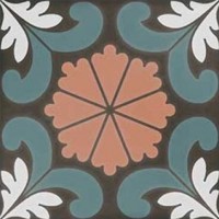 DNA Tiles 125634 SYNC FLOWER BLUE 15x15
