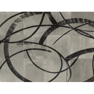 Керамогранит TOK006 DEC. TIRE composizione Cliff 80х80