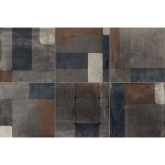 Керамогранит TOK020 DEC. CHART Tar 80х80