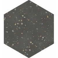 123386 Terrazzo Graphite Colours 32x36.8
