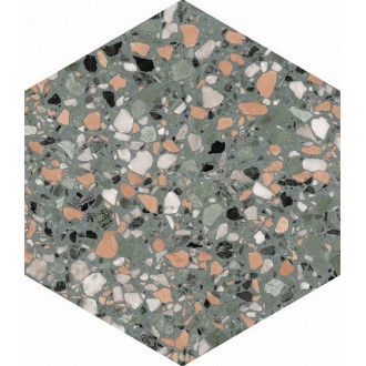 123384 Terrazzo Teal 32x36.8