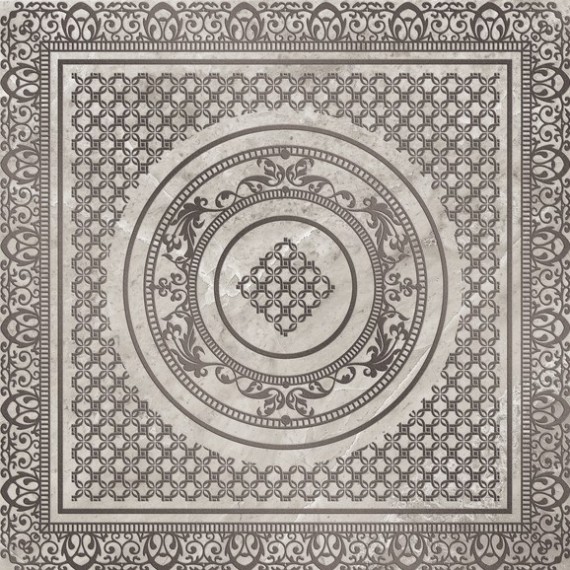 Керамогранит VERMONT Deco Regio plata 49,1*49,1
