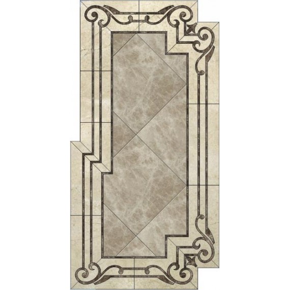 Керамическая плитка Керамогранит n068719 Панно Чериньола 2 120x242