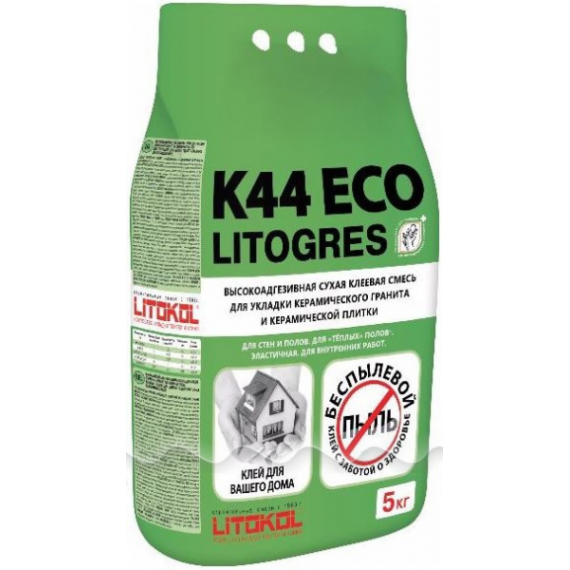 Клей-затирка Клей K44 LITOGRES ECO 5 кг