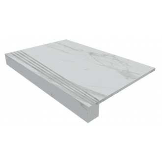 Комплект Ступень MN01 Montis 33x120 неполированная с бортиком + Подступенок 14.5x120