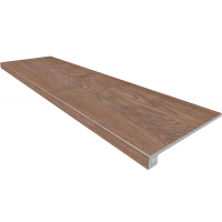Комплект Ступень SI02 Selection 33x120 неполированная с бортиком + Подступенок 14.5x120