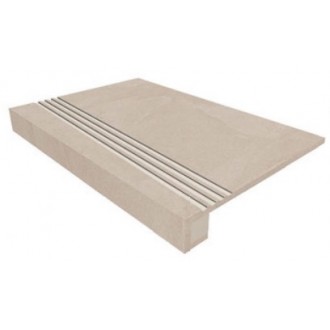 Комплект Ступень TE01 Terra 33x120 неполированная с бортиком + Подступенок 14.5x120