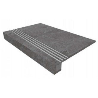 Комплект Ступень TE03 Terra 33x120 неполированная с бортиком + Подступенок 14.5x120