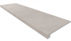Комплект GF01 Graffito Light Grey (Ступень 33x120 неполированный прямоугольный бортик без насечек + Подступенок 14,5x120)