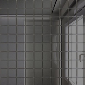 Г25 Мозаика зеркальная Графит 25х25/300x300 мм