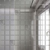 С90Х10 Мозаика зеркальная Серебро+Хрусталь 25х25/300x300