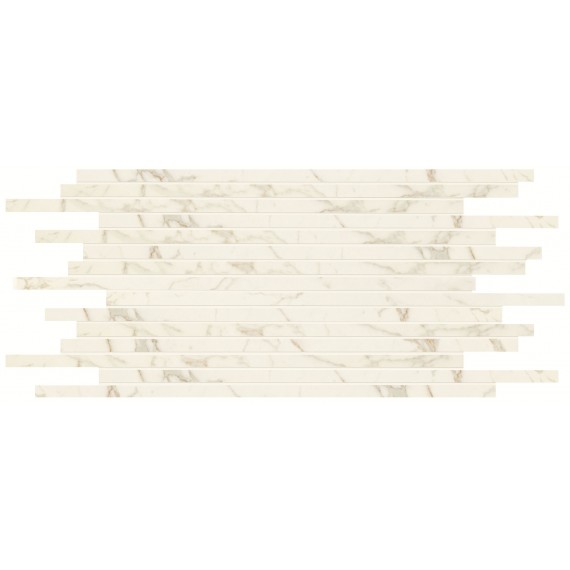 Мозаика 00051 STATUARIO GOLD LINEE RET 30x60