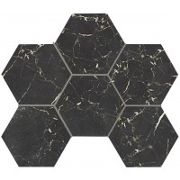 Мозаика 00411 ESAGONO NERO REALE MAT RET 29x41,5