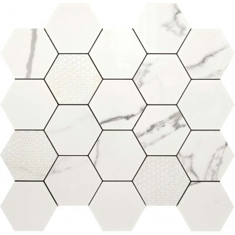 Мозаика 02660 MAJESTIC HEXAGON QUEENS TIARA LEV 34x36