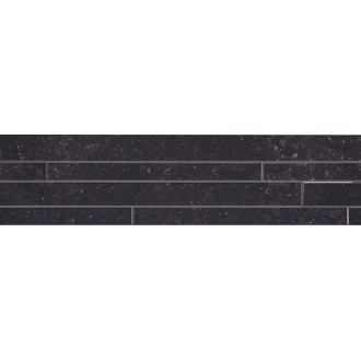 Мозаика 073130 BLUESIDE MURETTO SU RETE ELEGANCE BLACK L/R 15X60