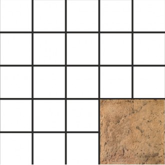 Мозаика 1001217 QUARRY AMBER MOSAICO 6x6 31.7x31.7