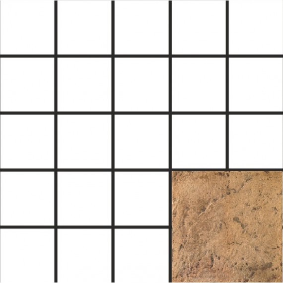 Керамогранит Мозаика 1001217 QUARRY AMBER MOSAICO 6x6 31.7x31.7