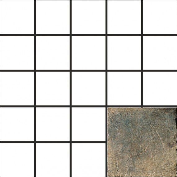 Керамогранит Мозаика 1001218 QUARRY FOREST MOSAICO 6x6 31.7x31.7