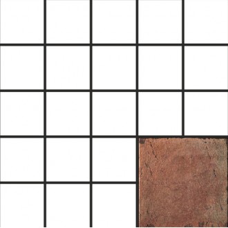 Мозаика 1001221 QUARRY TERRA MOSAICO 6x6 31.7x31.7