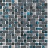 100983 Mos. RAKU SPACC. TURQUOISE 1.7x1.7 30.5x30.5