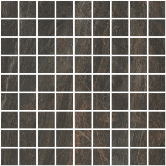 Керамогранит Мозаика 1042995 Anthology Mosaico Brown Rett 3*3 30x30