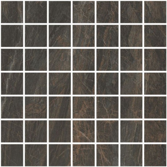 Керамогранит Мозаика 1043629 Anthology Mosaico Brown Nat 6*6 42.5x42.5