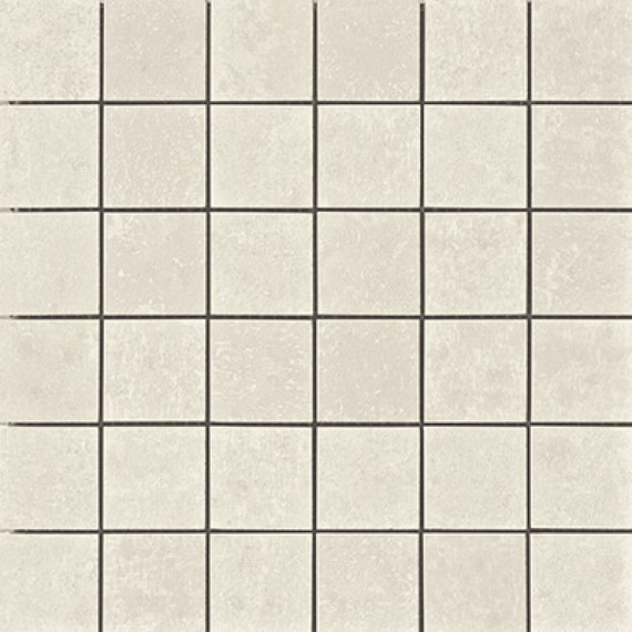 Керамогранит Мозаика 1062370 Mosaico Costruire Metallo Bianco 30х30
