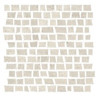 Мозаика 1062374 Mosaico Costruire Random Metallo Bianco 30х30