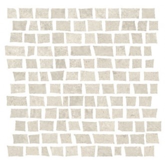 Мозаика 1062374 Mosaico Costruire Random Metallo Bianco 30х30