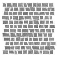 Мозаика 1062375 Mosaico Costruire Random Metallo Titanio 30х30