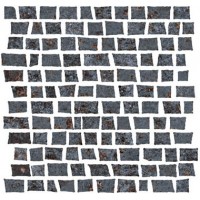 Мозаика 1062376 Mosaico Costruire Random Metallo Nero 30х30