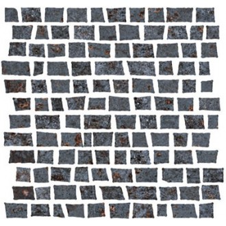 Мозаика 1062376 Mosaico Costruire Random Metallo Nero 30х30