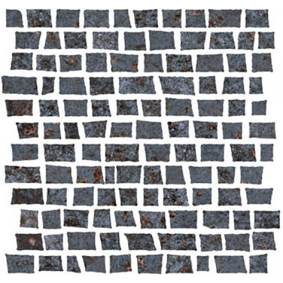 Керамогранит Мозаика 1062376 Mosaico Costruire Random Metallo Nero 30х30