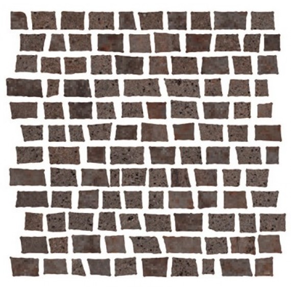 Керамогранит Мозаика 1062377 Mosaico Costruire Random Metallo Ruggine 30х30