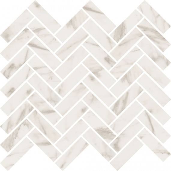 Керамогранит Мозаика 1SR09552 Sensi Mos Chevron Calacatta 30x30