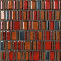 Мозаика 230306 Dekoro Low Metal Amber su rete 30x30