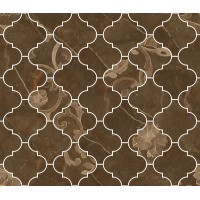 262623 MOSAICO ARABESCATO PULPIS MARRONE 35x35