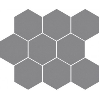 Мозаика 36743 Cambia Gris Lappato Heksagon 27.53x33.4x8.5